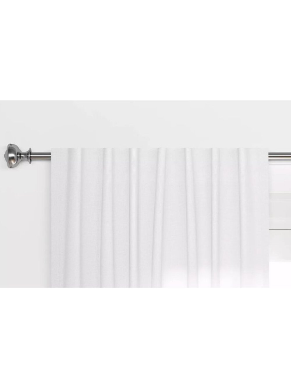 Threshold Blackout Aruba Window Curtain Panel Traditional White 50" x 80"